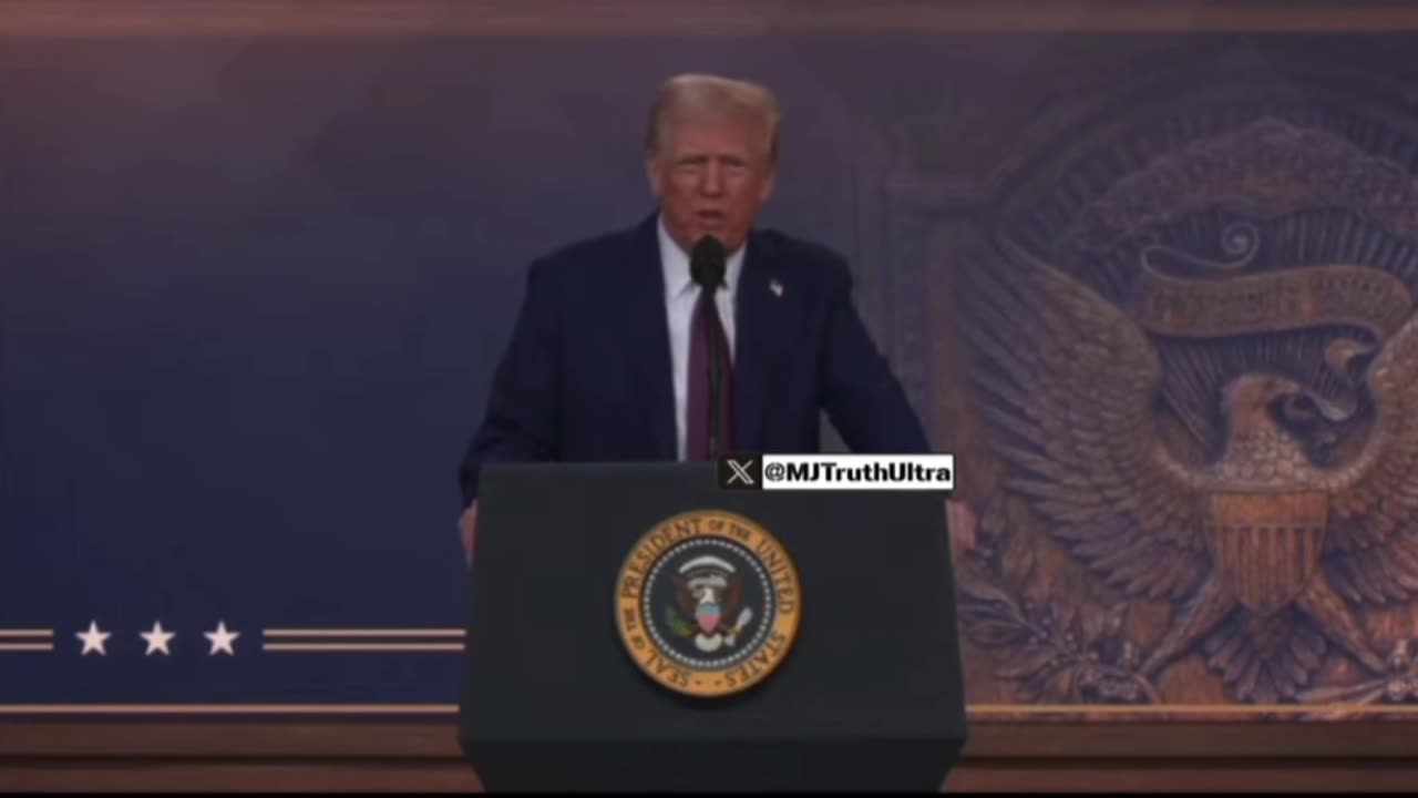 Trump announces that we have saved Americas Sovereignty and Freedom 🇺🇸