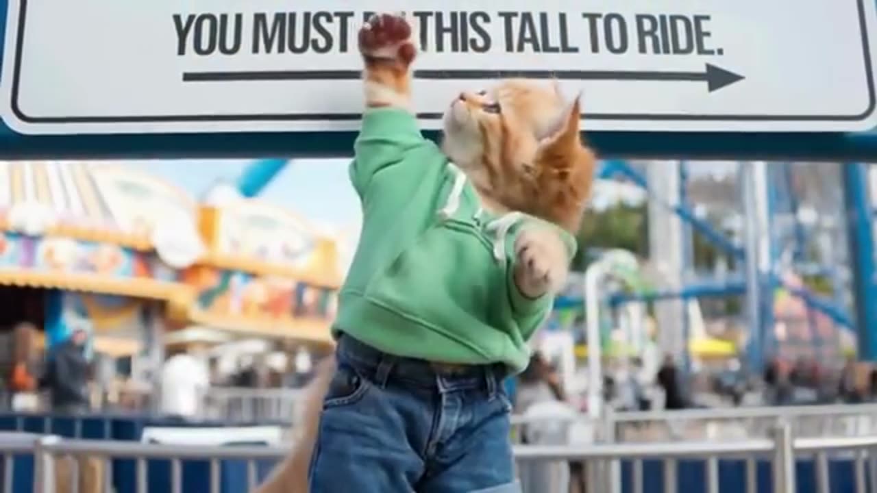 Cats in the amusement park