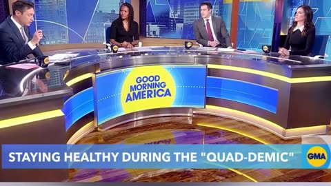 ABC News wants you to be worried about a “quad-demic of infectious diseases.”