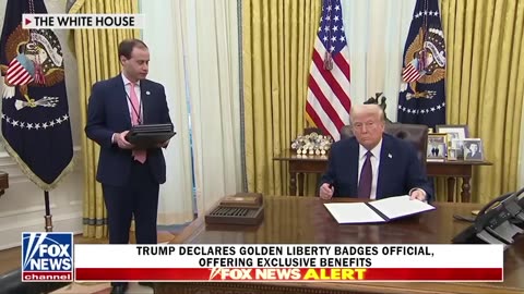 LIVE UPDATE ON FOX NEWS: TRUMP SIGNS HISTORIC LIBERTY BADGE WITHDRAWAL ORDER