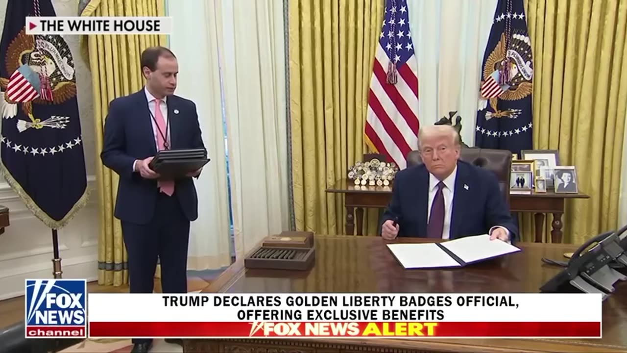 LIVE UPDATE ON FOX NEWS: TRUMP SIGNS HISTORIC LIBERTY BADGE WITHDRAWAL ORDER