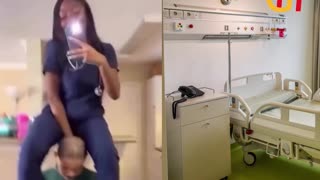 19-year-old healthcare worker was dancing on multiple patient’s head