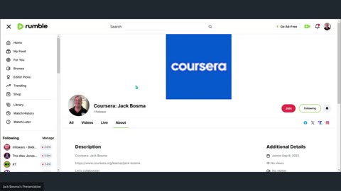 Coursera: Jack Bosma