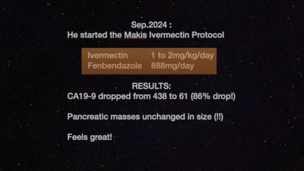 MakisMD (X) Protocol For Pancreatic Cancer (IVERMECTIN + FENBENDAZOLE)