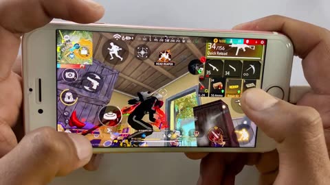 19 kill Iphone 6s Free Fire gameplay +DPI+ MACRO 32gb pro handcam 🔥