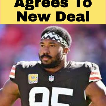 Myles Garrett Agrees To New Deal