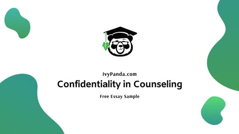 Confidentiality in Counseling | Free Essay Sample