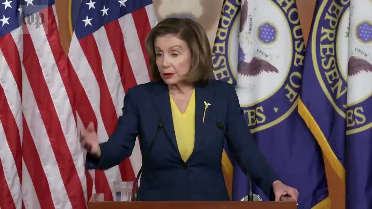 (2021) Nancy Pelosi asked if Congress should be banned from trading stocks. Her Response "No, This is a free market"