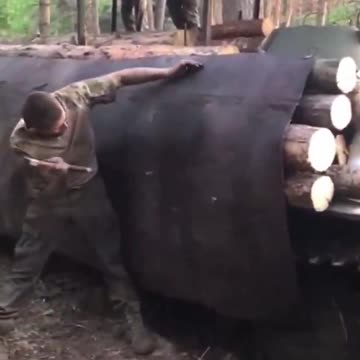 Novelties of tank construction. The armor is growing right next to it.