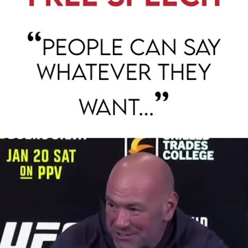 Dana White’s Bold Defense of Free Speech Rights