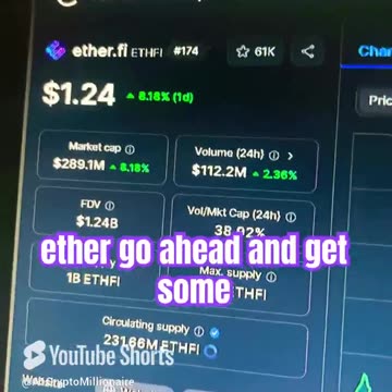 ether.fi ethfi price prediction crypto news #fyp