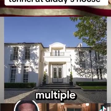 Did you know they found a tunnel under Diddy's mansion as well?