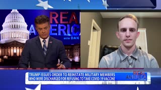 REAL AMERICA -- Dan Ball W/ Hayden Robichaux, Trump Reinstates Military Over Vax Mandate, 1/29/25