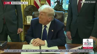 WATCH| "President Trump Signs Executive Orders in the Oval Office" - 2/14/25