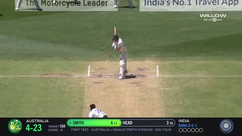 BGT 2024 | Test 1 | Part 15 Replay| Aus vs Ind | Perth | Full Replay