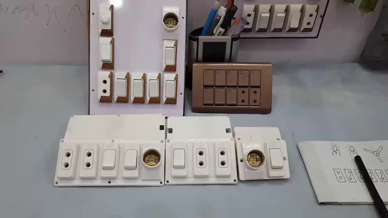 How To Make Electric Switch Board At Home/House Wiring Basics/Connection And Wiring In Urdu hindi