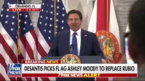 Breaking: Gov. DeSantis Picks Attorney General Ashley Moody to Replace Marco Rubio in the Senate