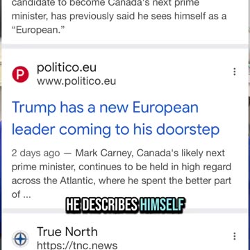 Canada's new PM just moved there, is a self proclaimed European w/ 3 passports