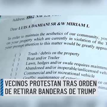 Multas de $500 por Apoyar a Donald Trump en Miami Lakes