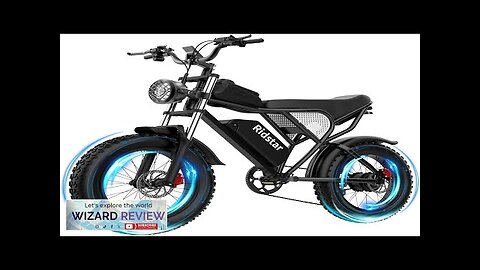 Electric Bike for Adults 1000/2000W 25/30/37MPH48V-52V 20AH40AH Battery Max 50-180 Review