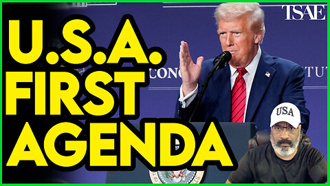 TRUMP OUTLINES THE AMERICA FIRST AGENDA