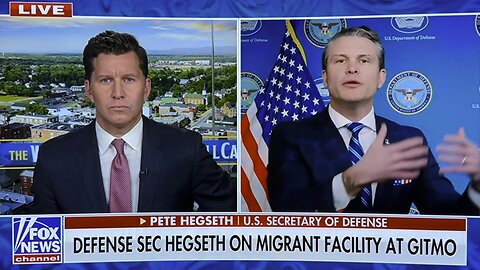 Secdef Pete Hegseth explains how GITMO will be used for illegals