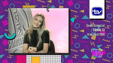 Tanda Comercial Canal 13 (14 de Abril 1996)