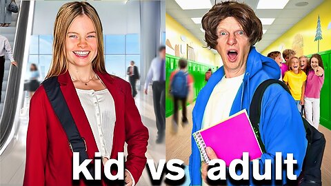 Kids Turns Into Adults & Parents Turns Into Kids *challenge*