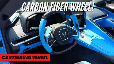 C8 Corvette Carbon Steering Wheel Install ***PLUS CARBON PADDLES***