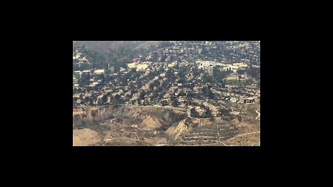 Los Angeles Wildfire Aftermath | Stunning Aerial View of California's Impacted Landscape