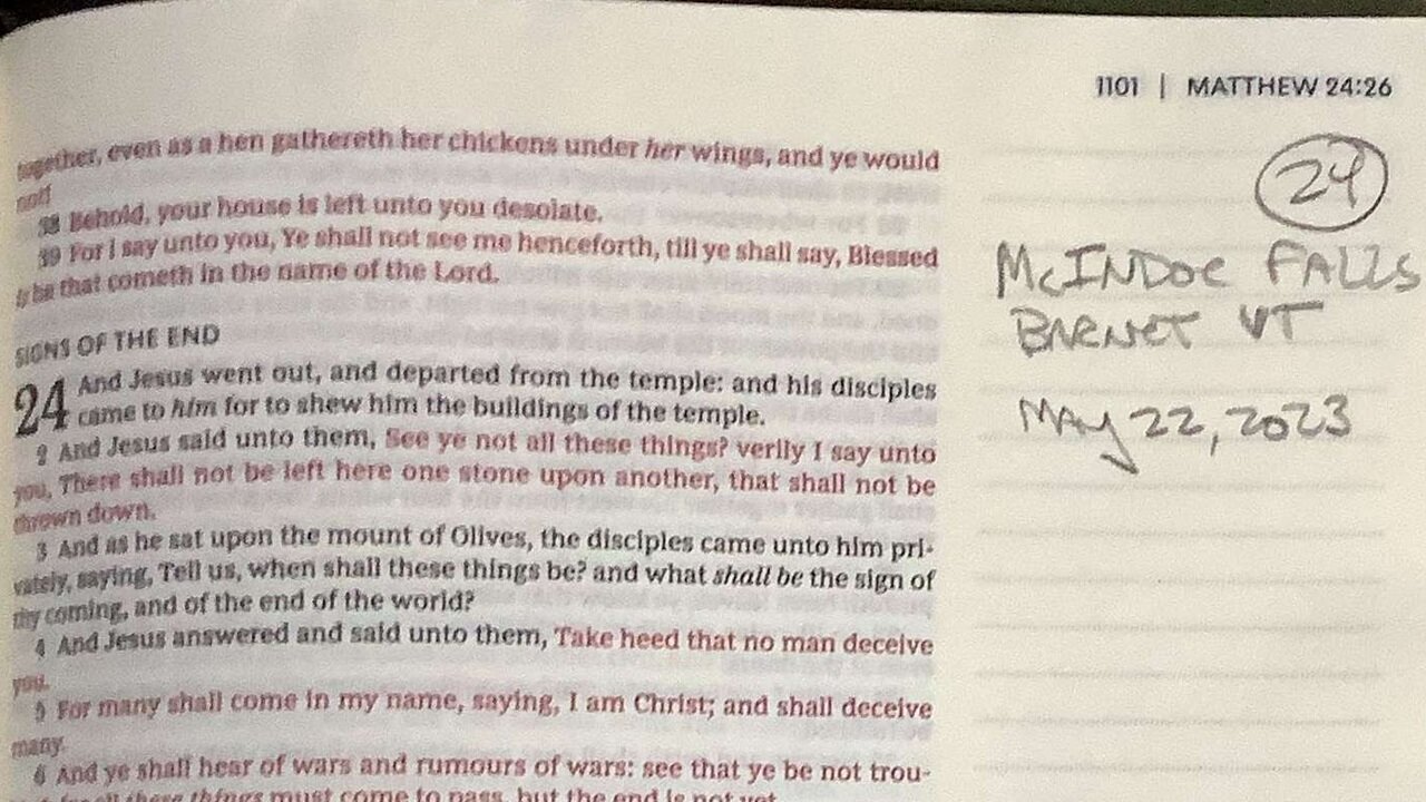 Matthew chapter 24