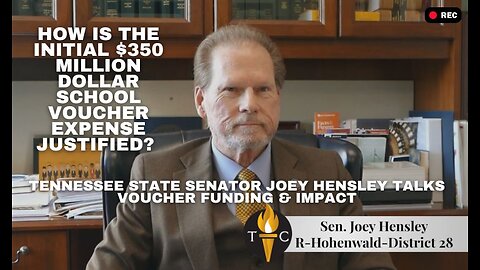 How is the Initial $350 Million Dollar School Voucher Expense Justified? - Sen. Hensley