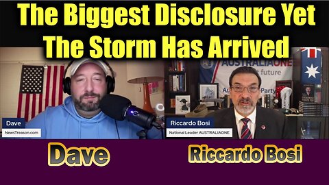 Riccardo Bosi & Dave Q Drops: "The Biggest Disclosure Yet, The Storm Has Arrived"