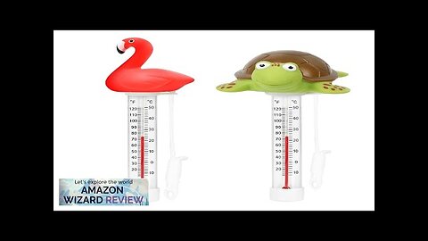 2 Pack Floating Pool Thermometer Large Size Easy Read for Water Review