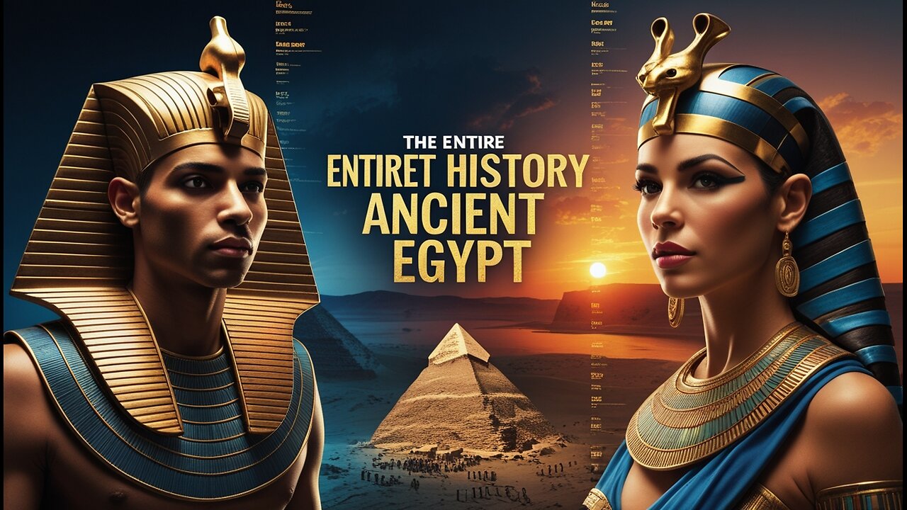 The ENTIRE History of Ancient Egypt – From Pharaohs to Cleopatra!