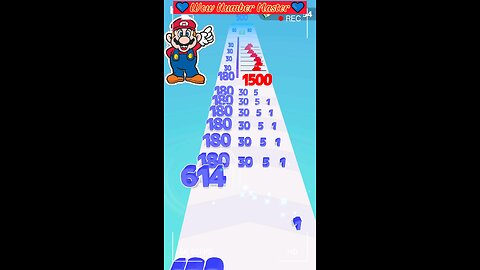 Number Master️🎉 | Funny Number Run Game #shorts