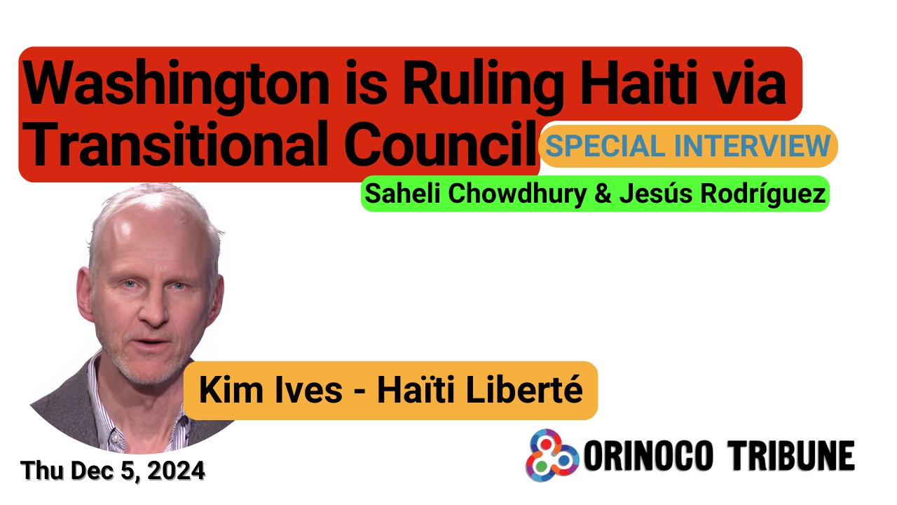 Orinoco Tribune - Kim Ives: Washington Rules Haiti via Transitional Council