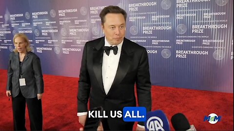 Elon Musk | "There Is Small Chance That AI Will Kill Us All." "AI Doesn't Have to Be Evil to Destroy Humanity. If AI Has a Goal & Humanity Happens to Be In the Way It Will Destroy Humanity As a Matter of Course, No Hard Feelings.&q