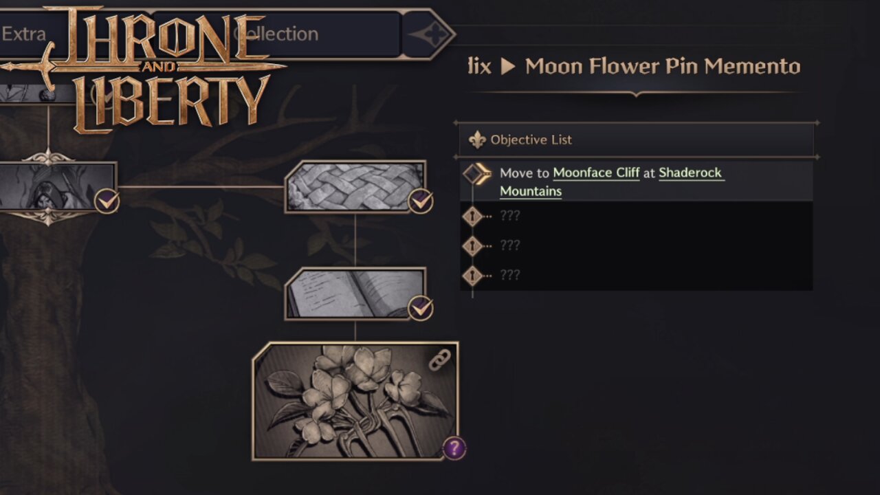 Moon Flower Pin Memento (Talandre Appendix) - Throne and Liberty