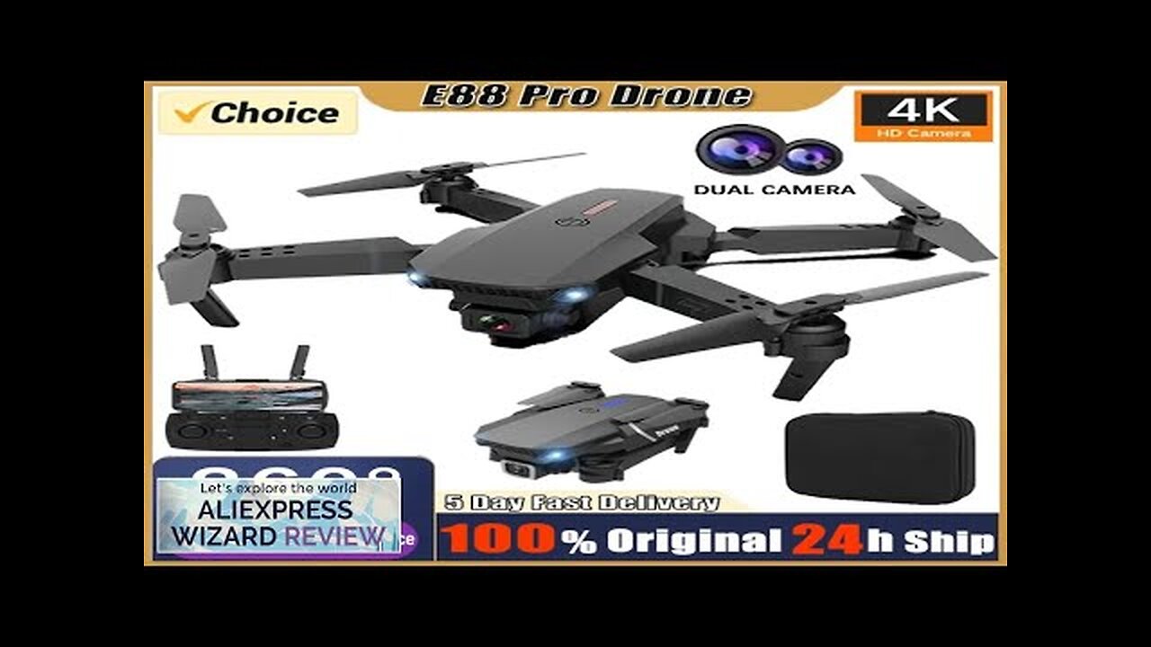 2024 E88Pro RC Drone 4K Professinal With 1080P Wide Angle HD Camera Review