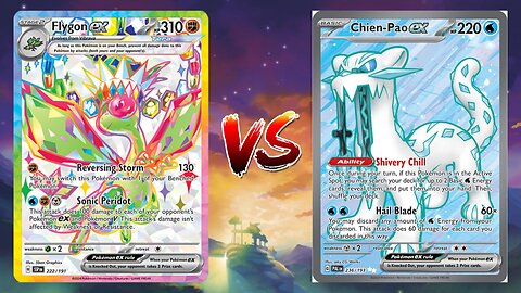 Pokemon TCG Live Flygon EX Mimikyu VS Chien-Pao EX Baxcalibur!!