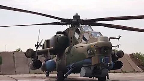 Russian Helicopter Strike on Ukrainian Positions | Combat Footage