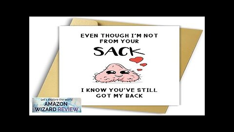 Funny Bonus Dad Card For Fathers DayRude Greeting Card for DadStep Father Review