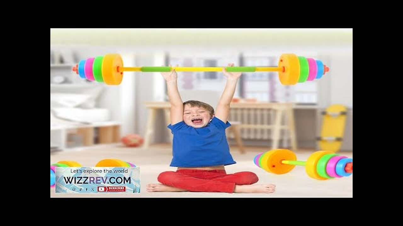 Children Dumbbell Toy Plastic Dumbbell Kids Kindergarten Arm Training Dumbbel Equipment Review