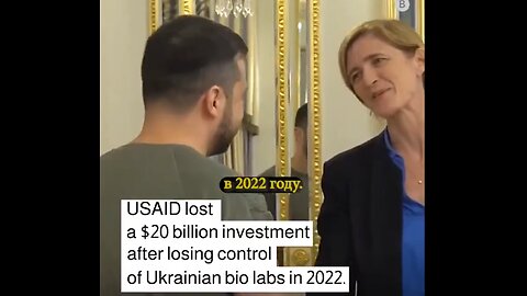 USAID lost $20 billion of investment when Russia discovered the Washington-run BIOLABS in Ukraine.