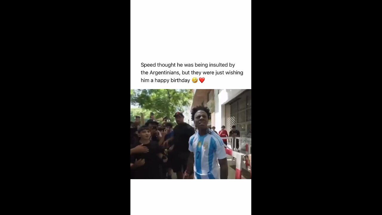 happy birthday speed 😂🥳 #ishowspeed #argentina #reels #funny