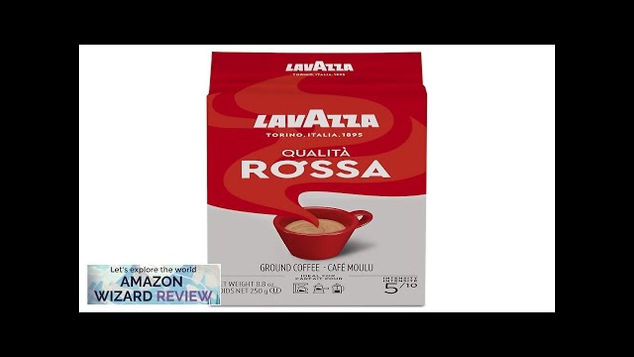 Lavazza Qualita Rossa Ground Coffee Blend Bag Medium Roast 8.8 Ounce Review