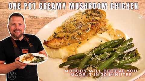 Easy One-Pot Creamy Mushroom Chicken | The Ultimate One-Pot Comfort Meal