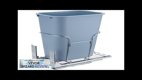 VEVOR Pull-Out Trash Can 35L Single Bin Under Mount Kitchen Waste Container Review