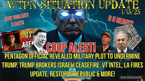 WTPN ~ Judy Byington ~ Situation Update ~1-15-25 ~ Trump Return ~ Restored Republic via a GCR